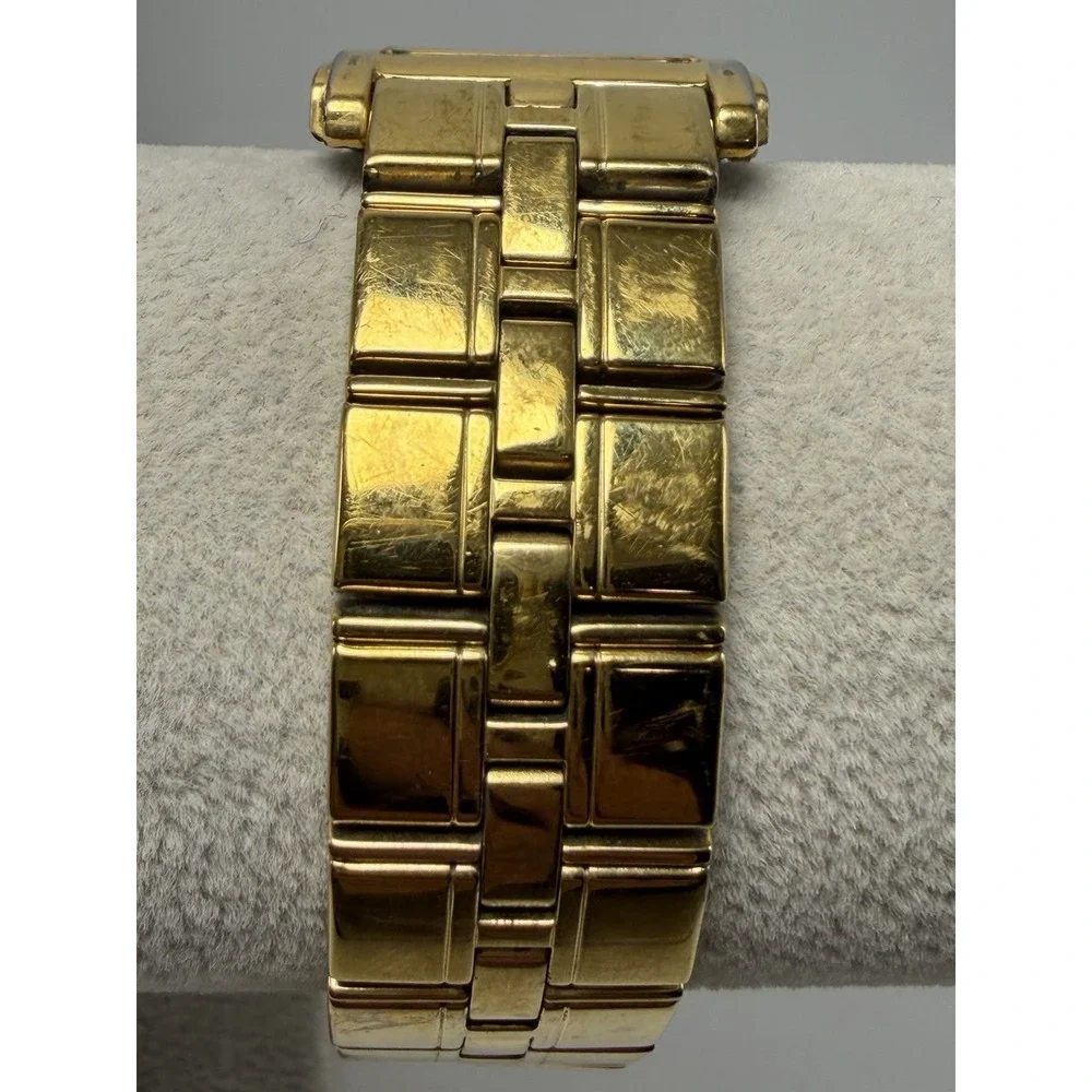 Caravelle By Bulova 44D05 Mens Tank Watch New Battery 26MM 8.5
